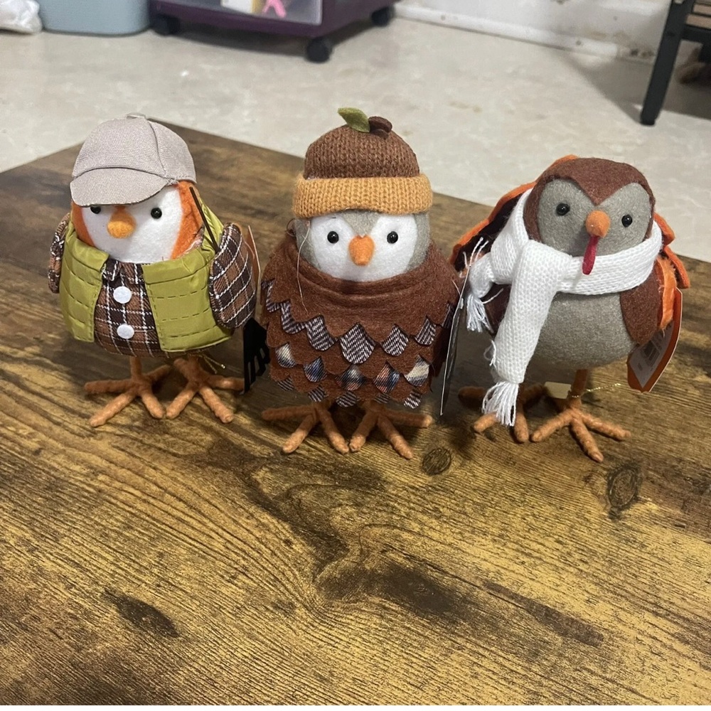 Lot of 3 2022 Hyde & EEK! Harvest Autumn Thanksgiving Bird Griffin Oakley Jora